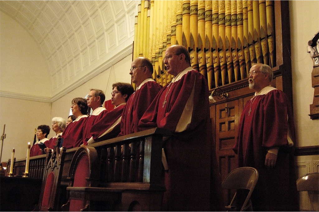 choir in worship